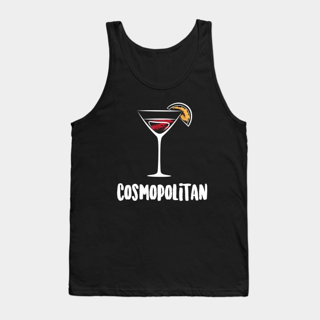 Cosmopolitan Cocktail Drink Tank Top by Suniquin